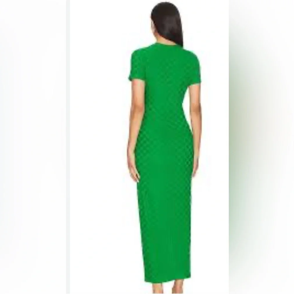 Green Checkered Women's Dress